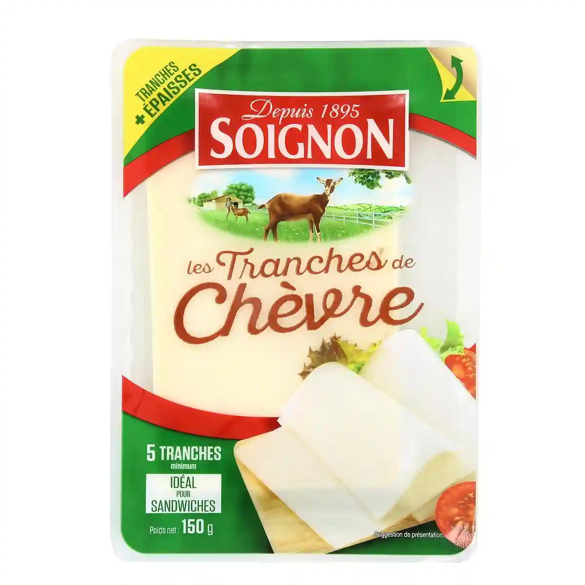 Tranches de chèvre Soignon 