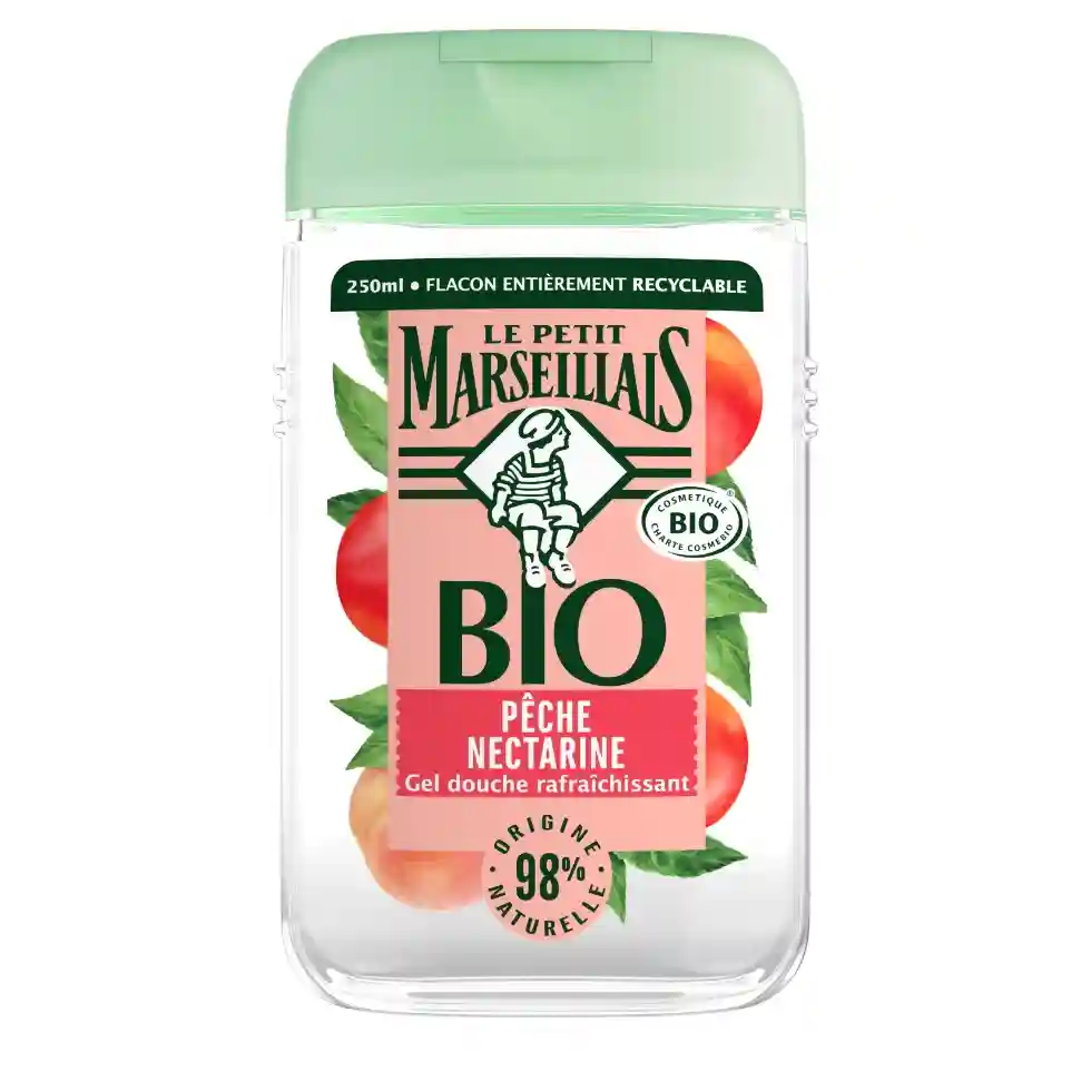 Le Petit Marseillais Bio Gel Douche Pêche Nectarine 