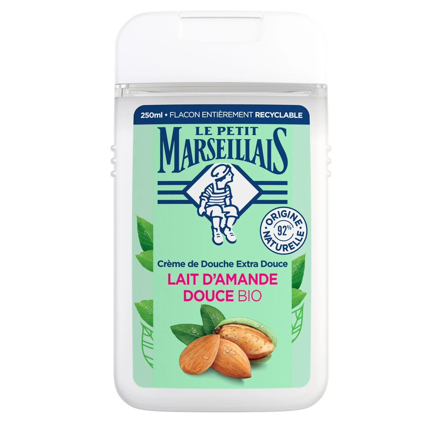 Le petit marseillais bio gel douche amande douce 