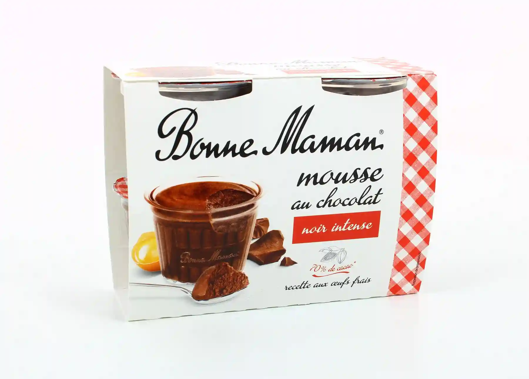 Mousse au chocolat noir intense Bonne Maman 