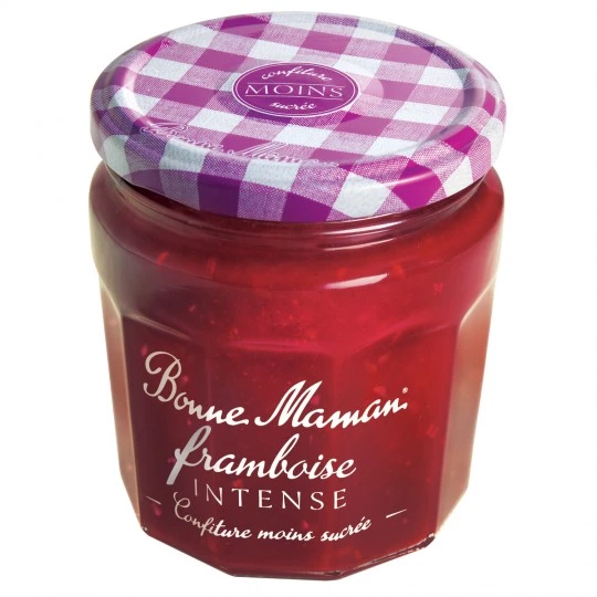 Confiture de framboise intense Bonne maman