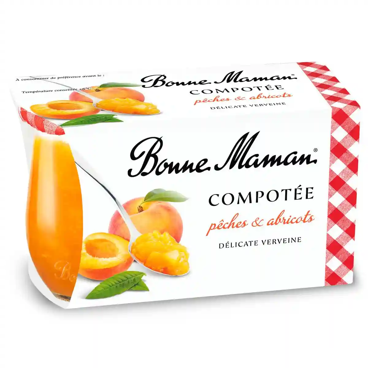Bonne maman compotée pêches & abricots