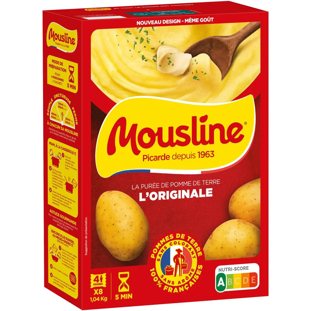 Mousline purée nature