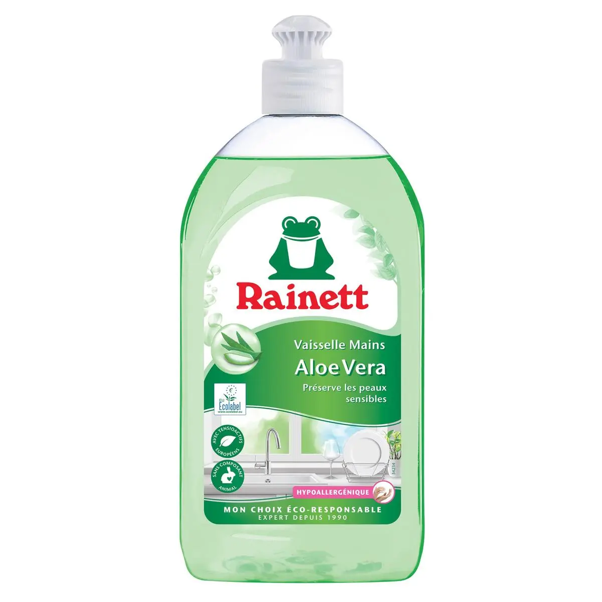 Liquide vaisselle Aloe Vera Rainett 