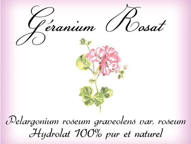Eau florale géranium 200ml - apaisante astringente - La Vie Claire