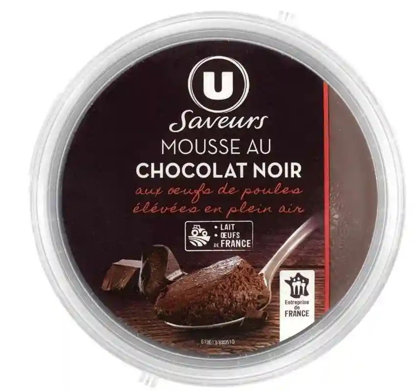 Mousse au chocolat noir U