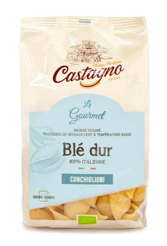 Conchiglioni 400g - pâte au blé dur - Castagno