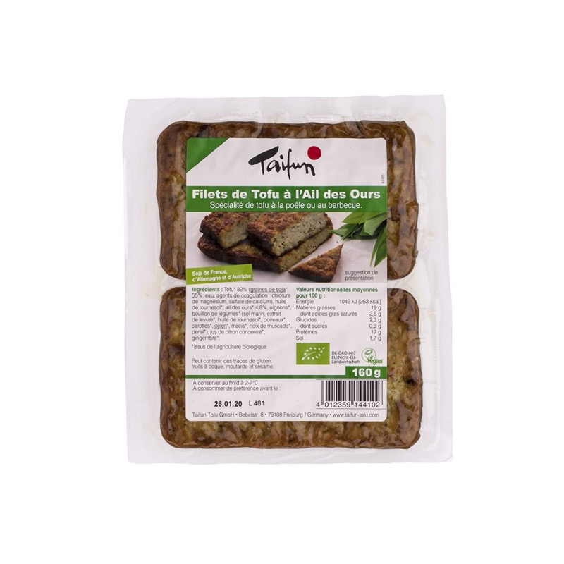 Filets de Tofu à l'Ail des Ours