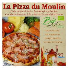 La Pizza Du Moulin Saumon Fumé Bio 360 g 