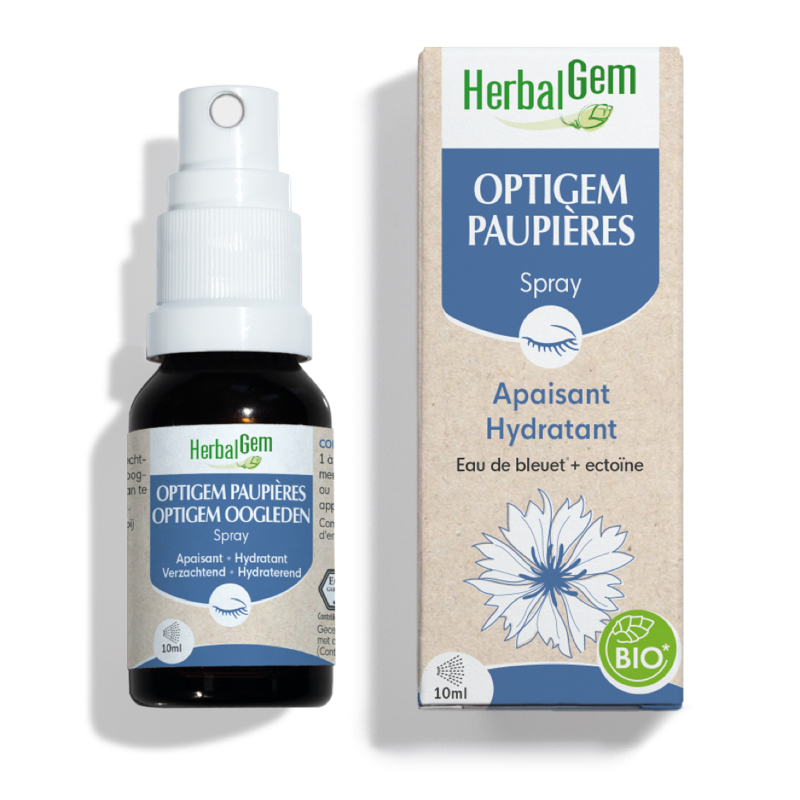 OptiGem spray paupières 10ml - yeux fatigués/gonflés - Herbal Gem