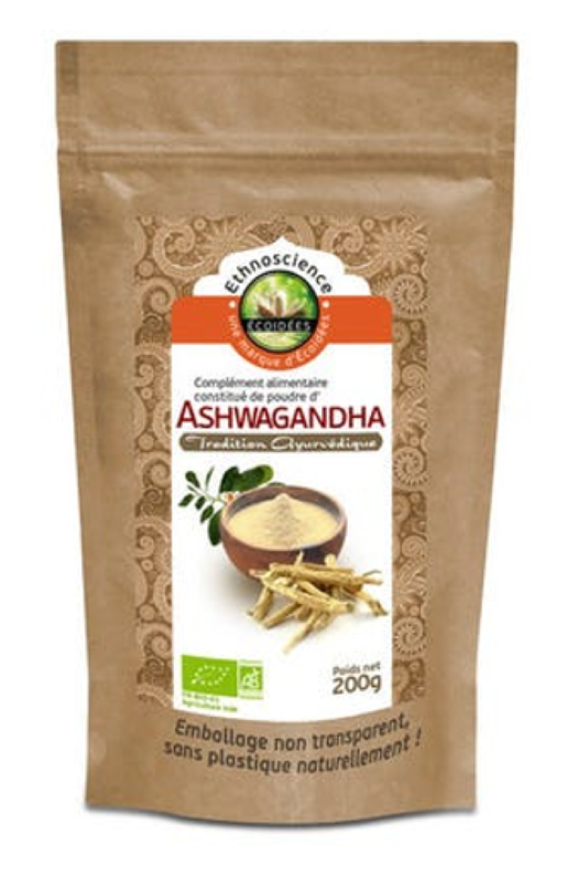 Ashwaganda poudre non équitable 200g - stresse/sommeil – Ecoidées