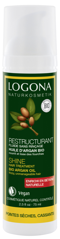 Fluide huile d'argan 75ml - soin pour cheveux - Logona