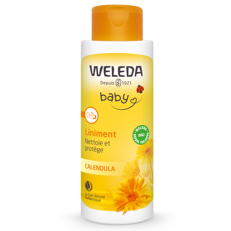 Liniment 400ml - soin nettoyant pour le change - Weleda