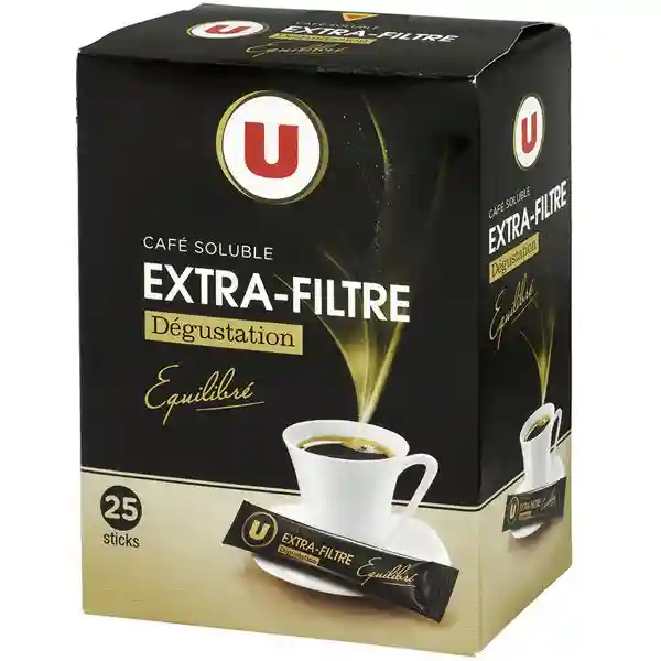 Café soluble extra filtre U