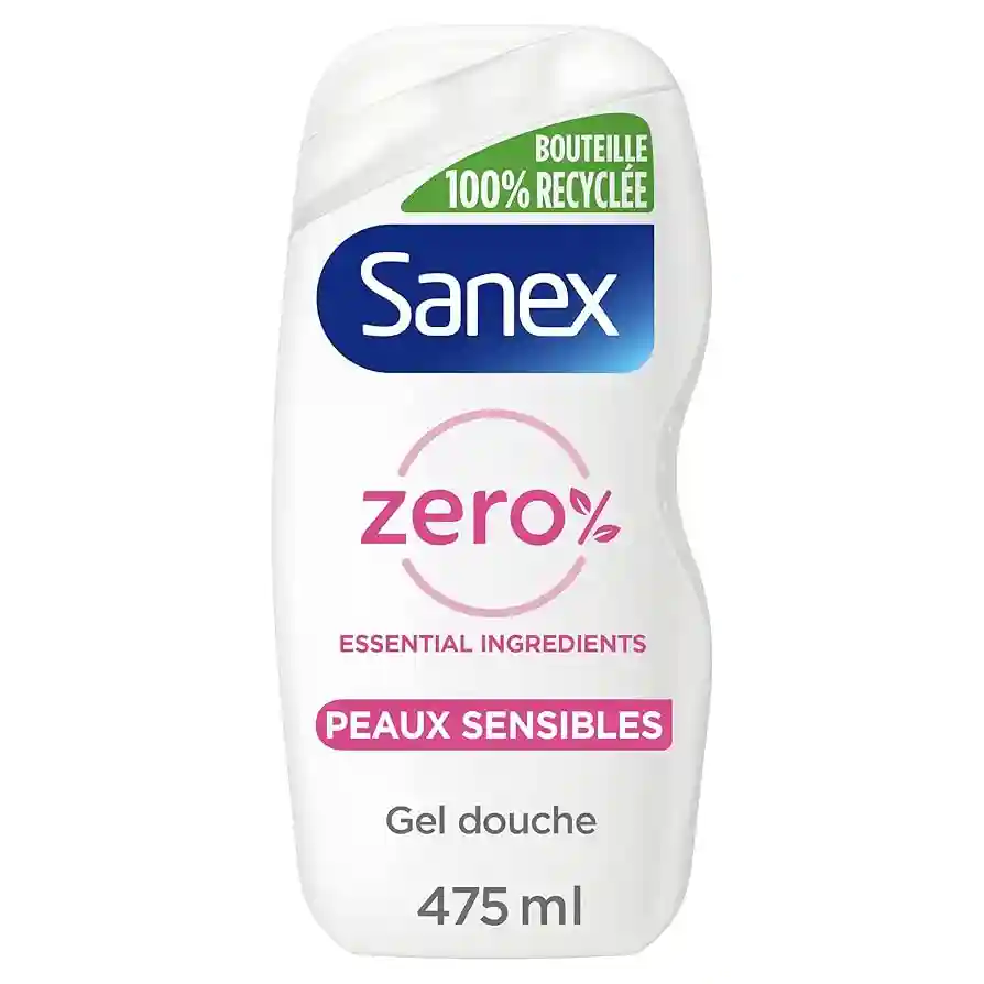 Gel douche Sanex Hypoallergénique Peaux Sensibles 0%