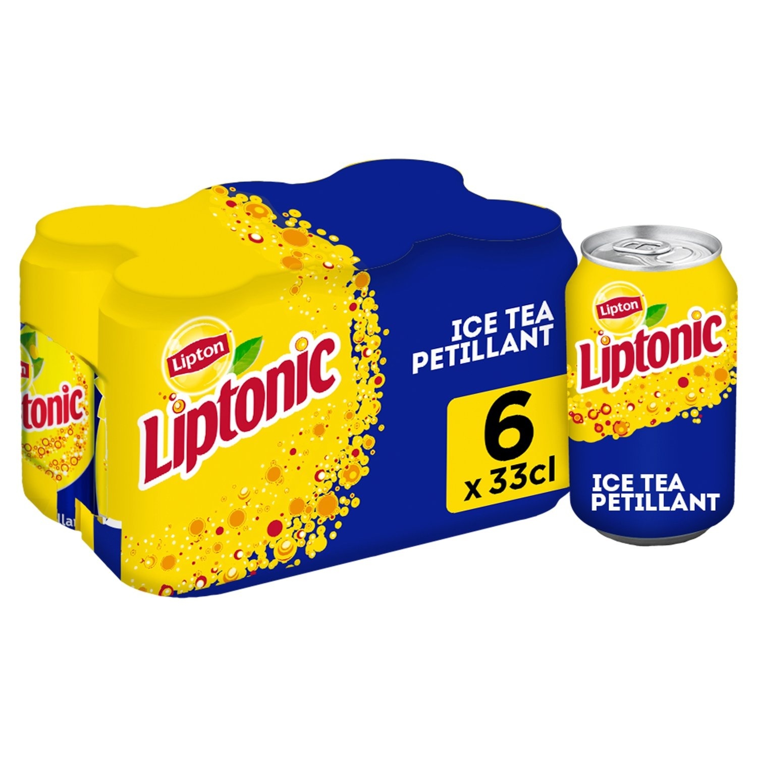 Lipton Liptonic l'original pétillant 6 x 33 cl
