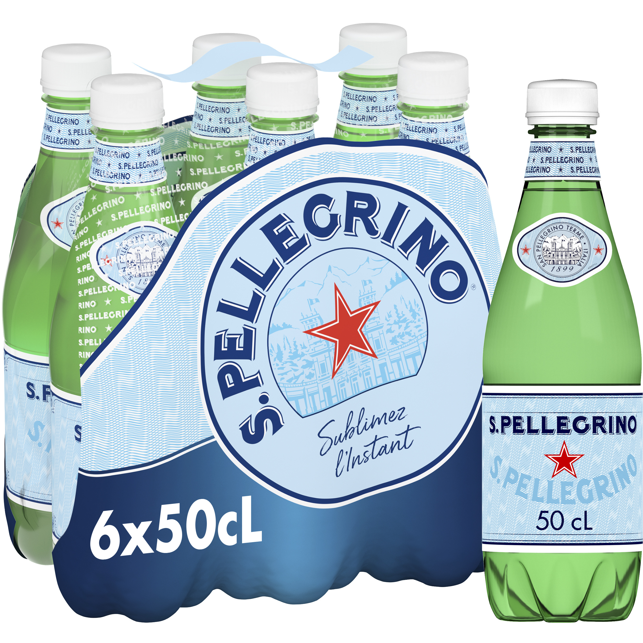 San Pellegrino eau gazeuse 6x50cl