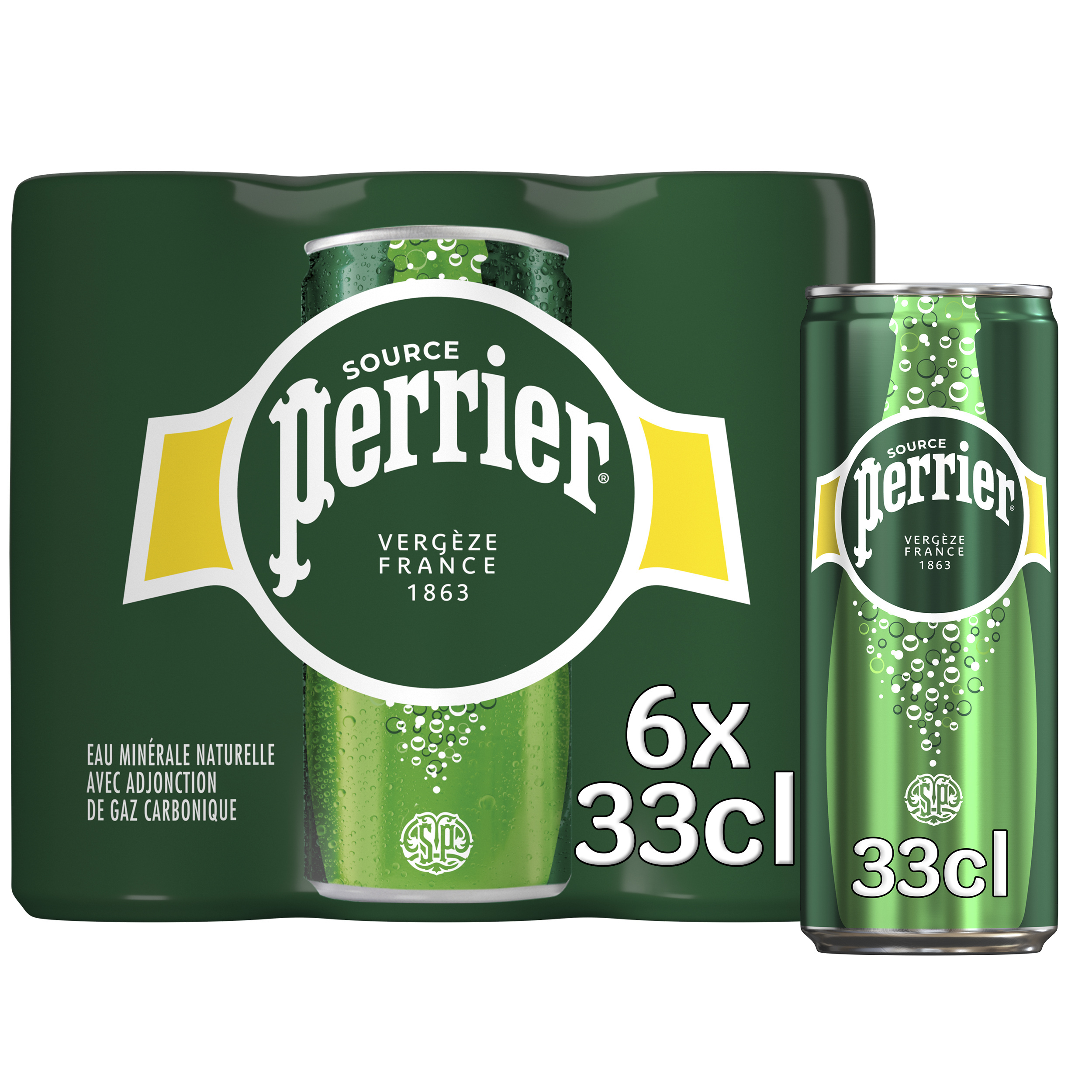 Perrier eau gazeuse 6 x 33cl