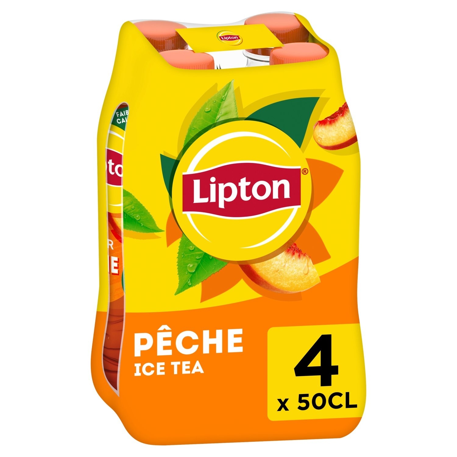 Lipton Ice Tea saveur pêche 4 x 50 cl