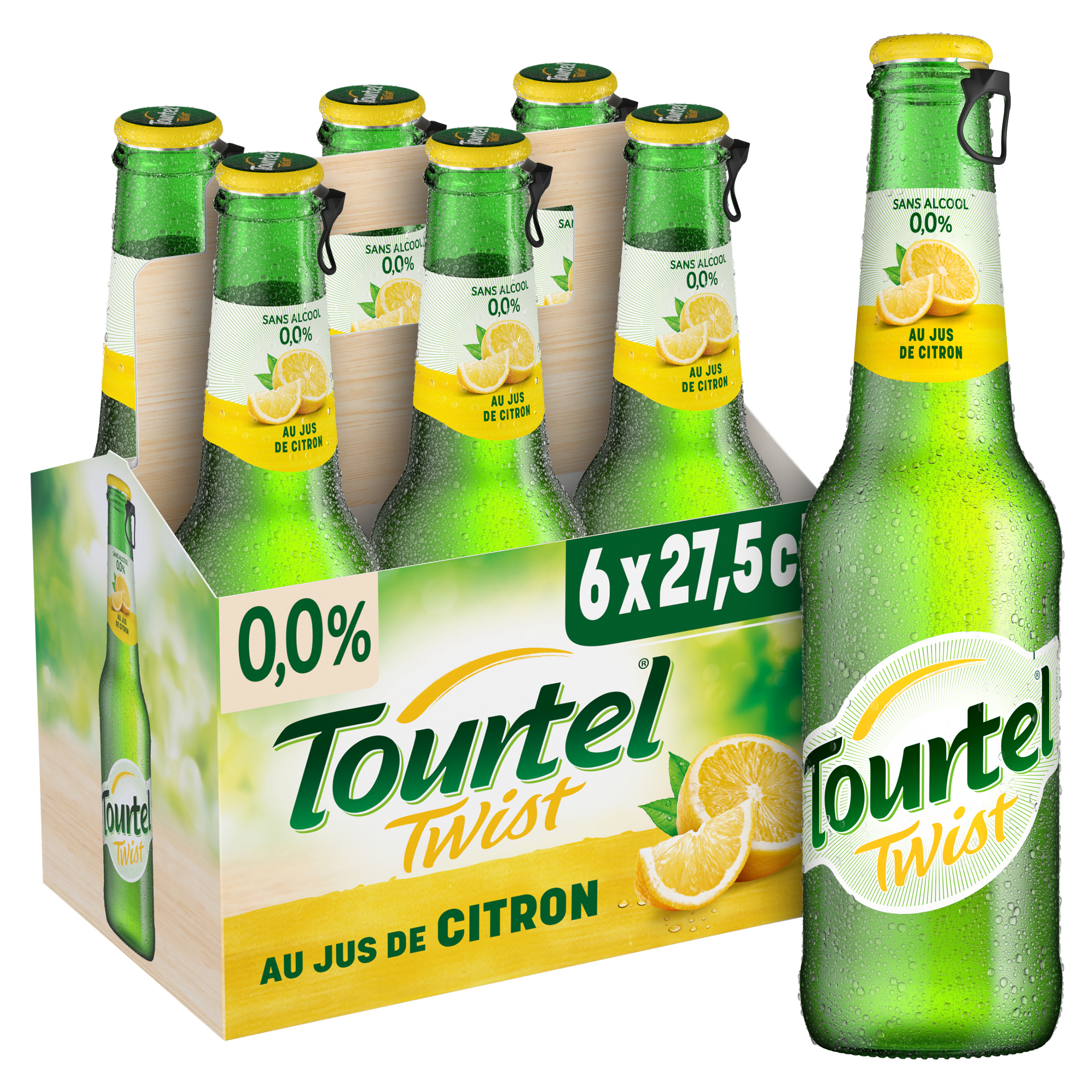 Tourtel twist citron sans alcool 6*27.5cl