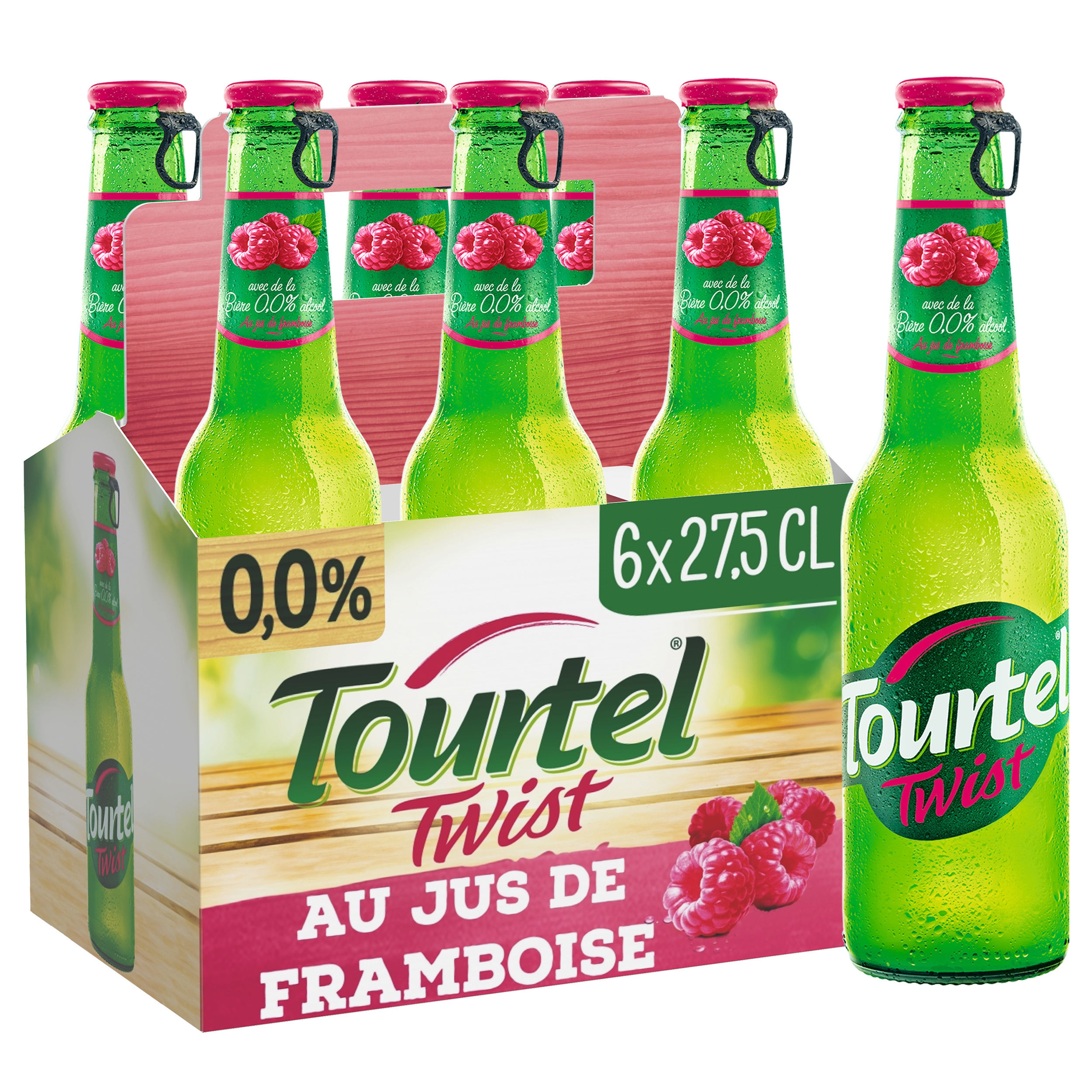 Tourtel twist framboise sans alcool 6*27.5cl