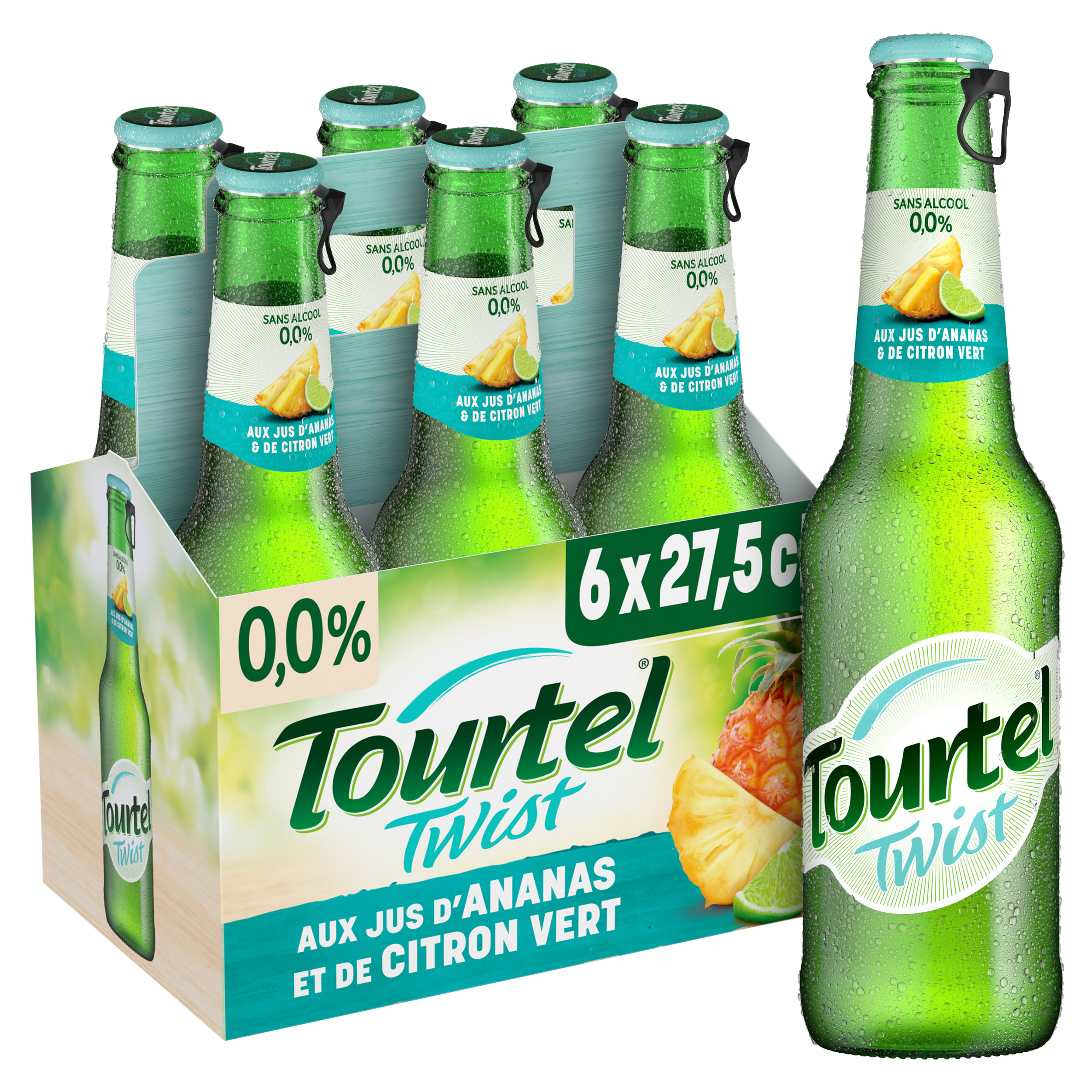 Tourtel twist ananas sans alcool 6*27.5cl