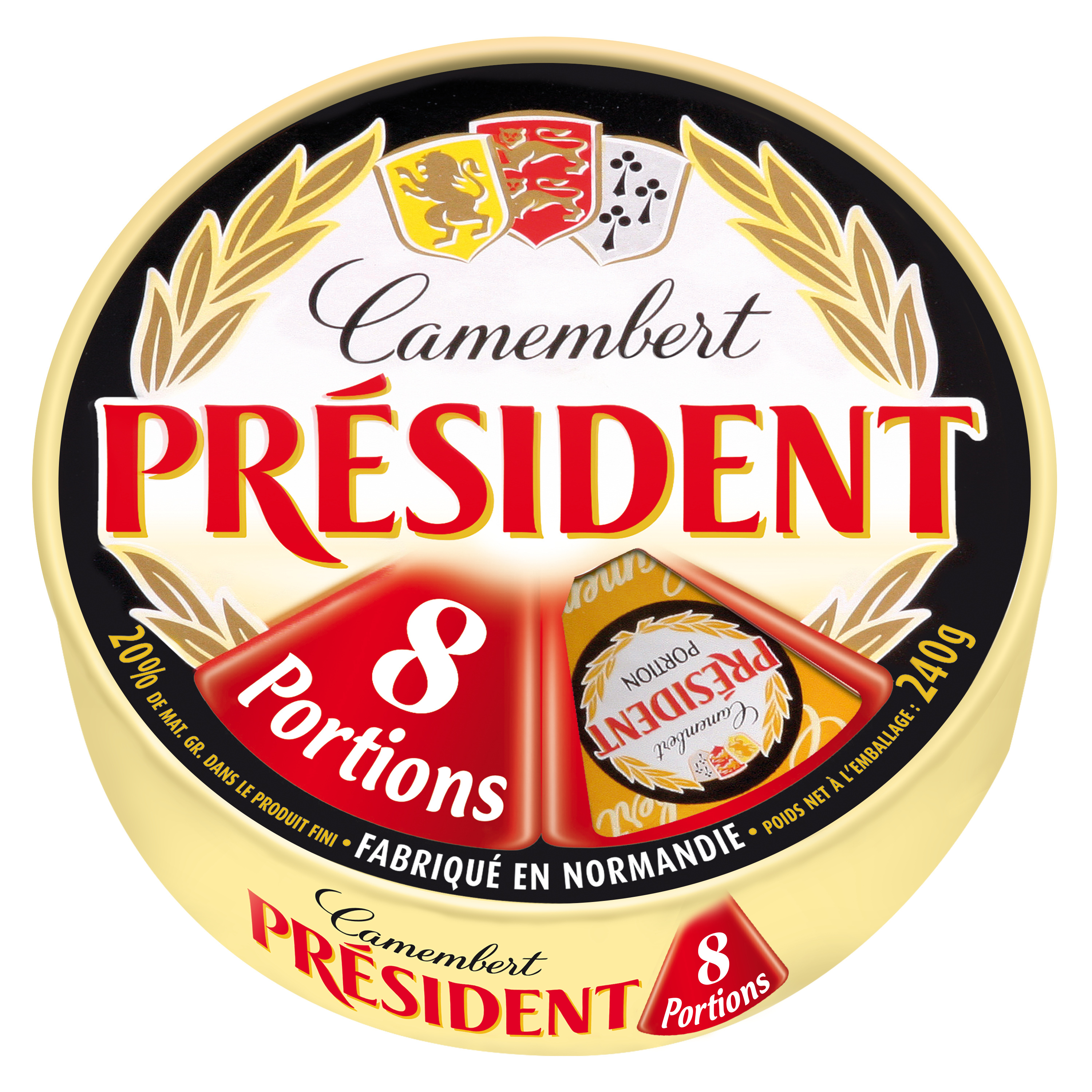 President camembert 8 portions 