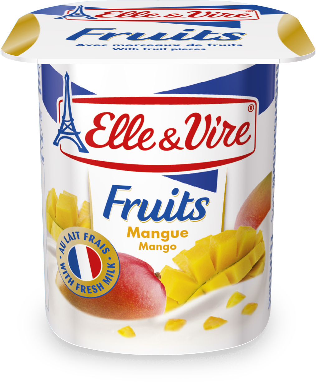 Elle & vire desserts lactes fruits mangue