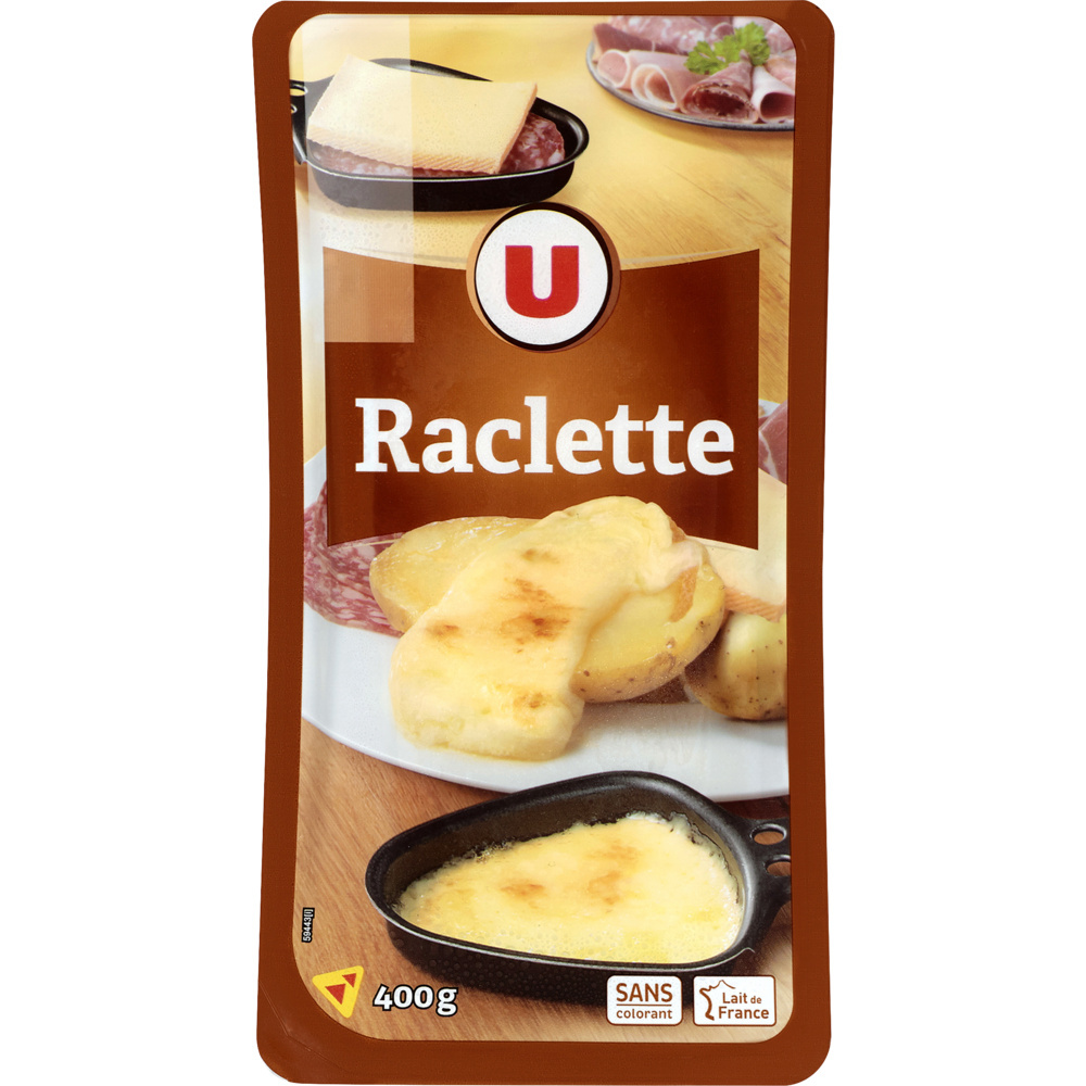 Raclette tranchée au lait pasteurisé U
