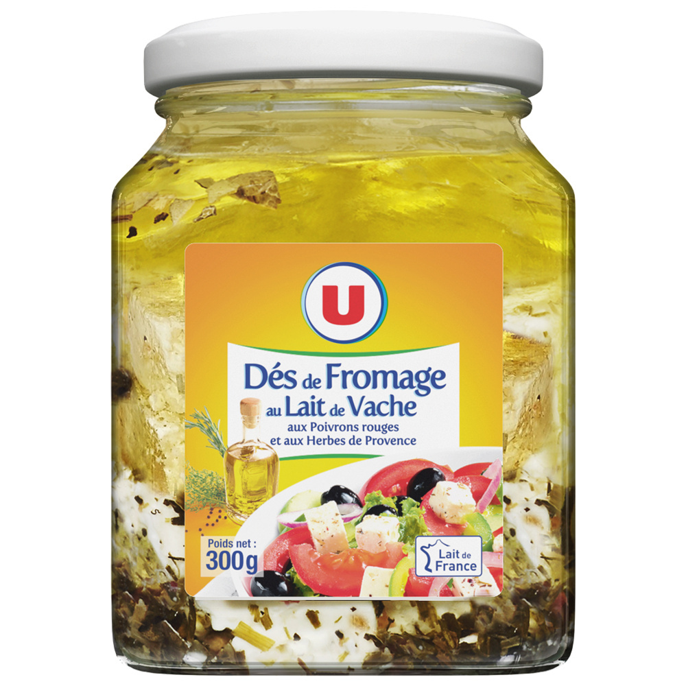 dés de fromage au lait de vache U