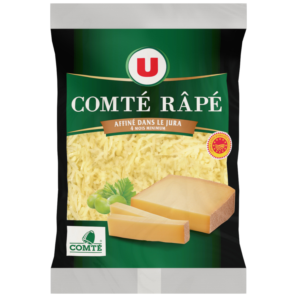 Comté fromage au lait cru râpé 34%MG