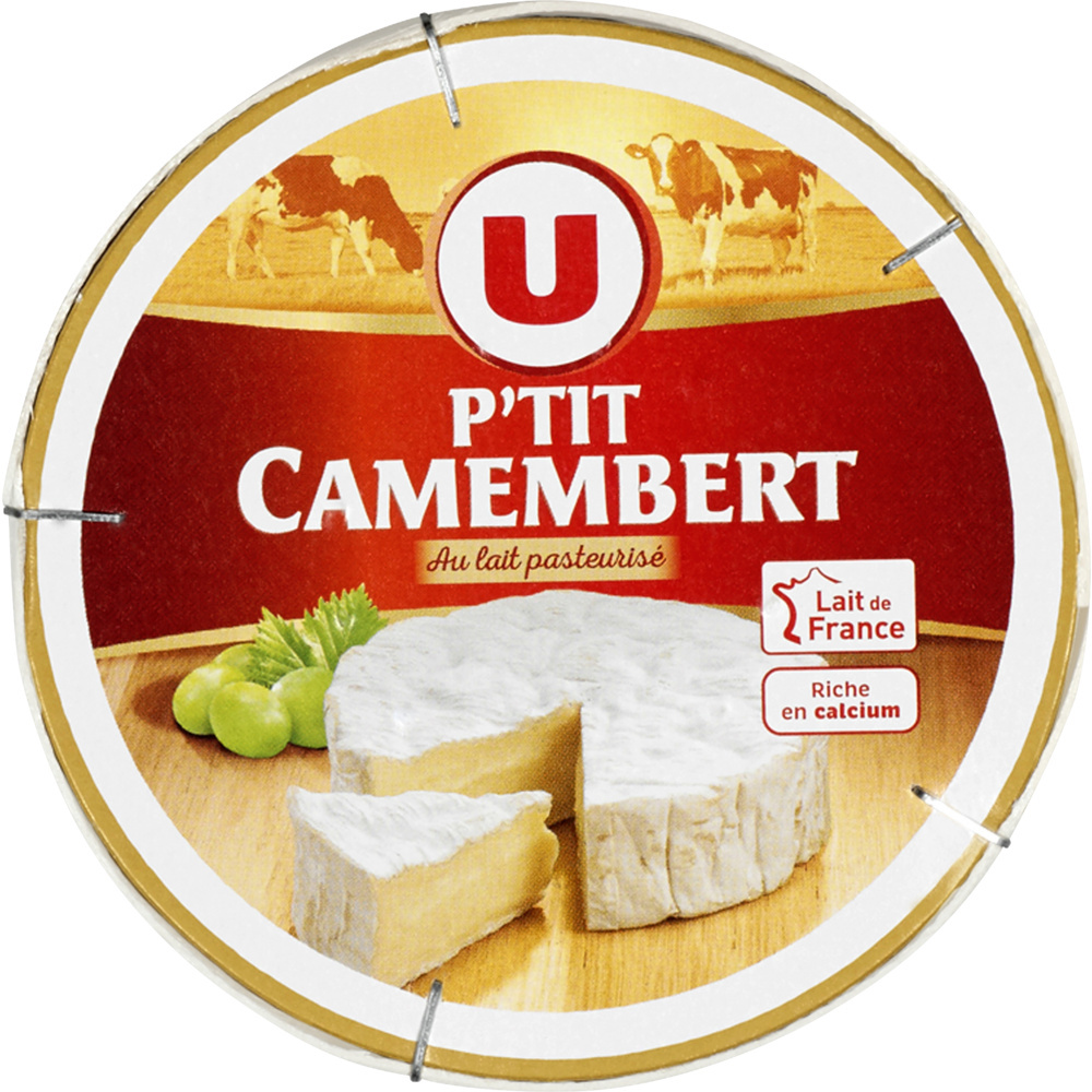 P'tit Camembert au lait pasteurisé U