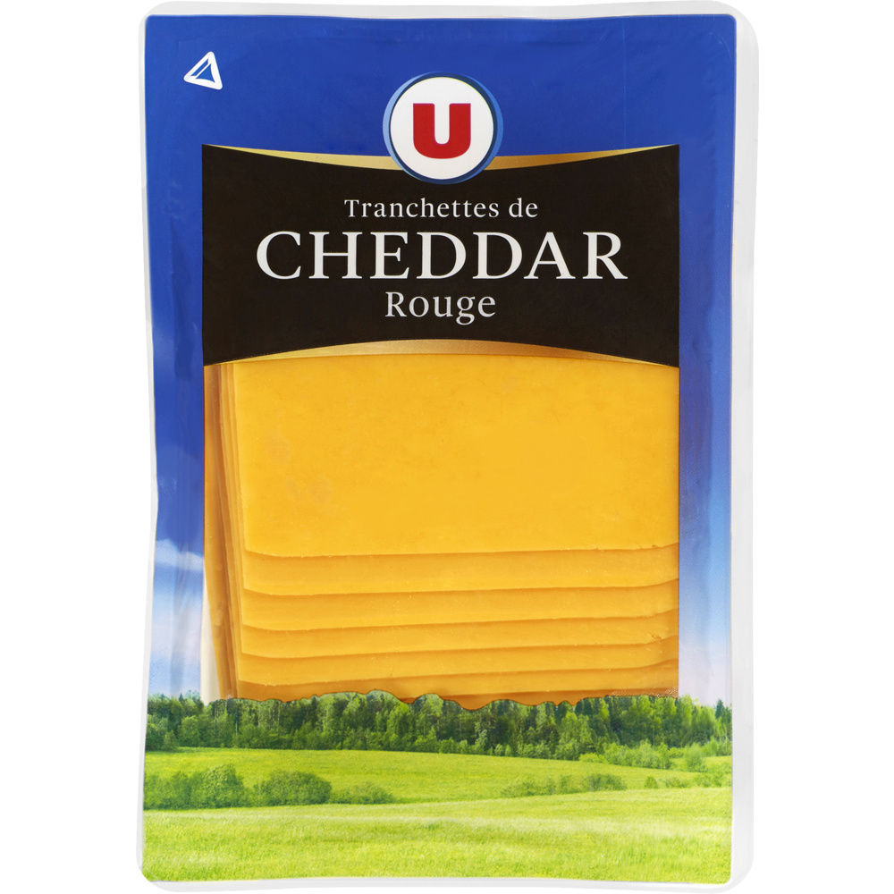 Cheddar U en tranche 