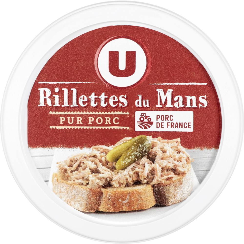 Rillettes du Mans pur porc U 