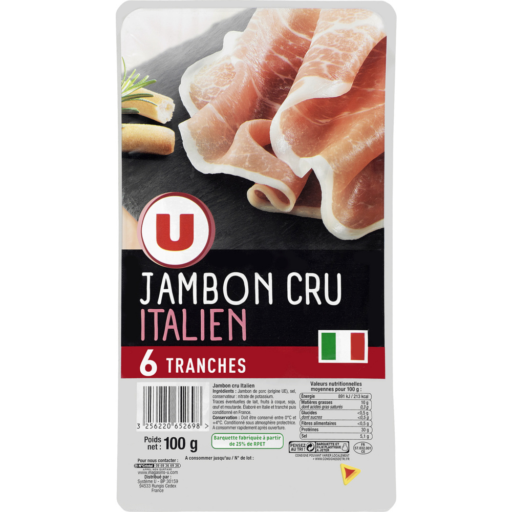 Jambon cru Italien U