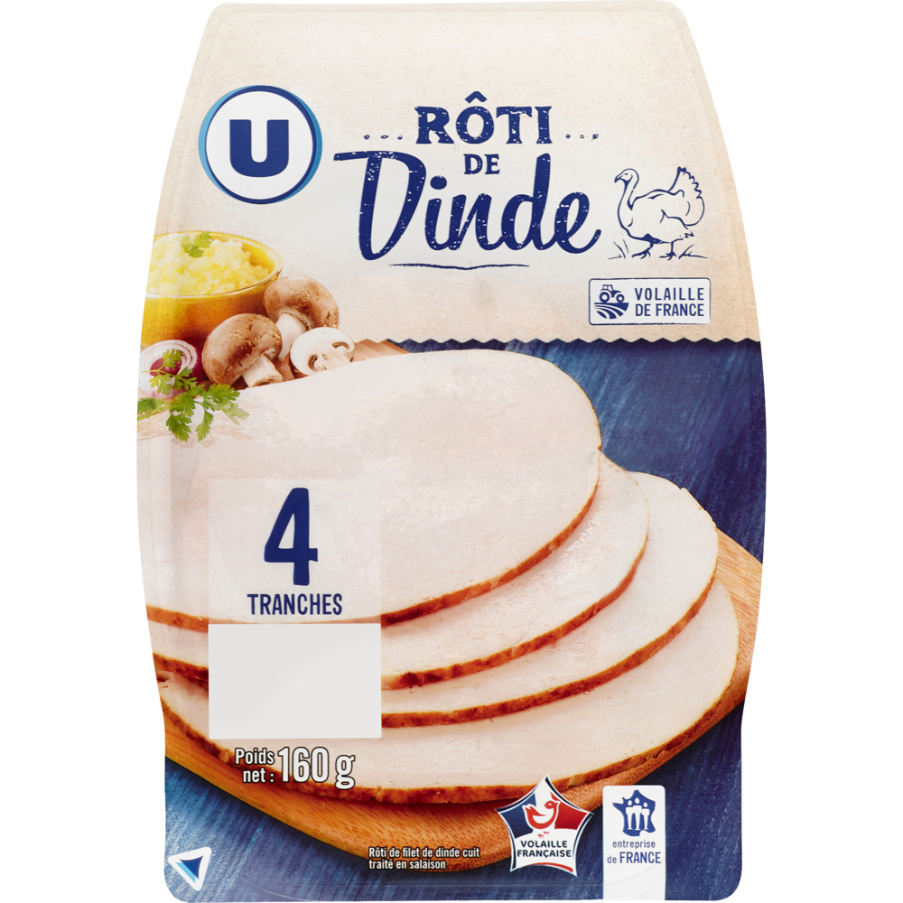 Rôti de dinde tranchés U 