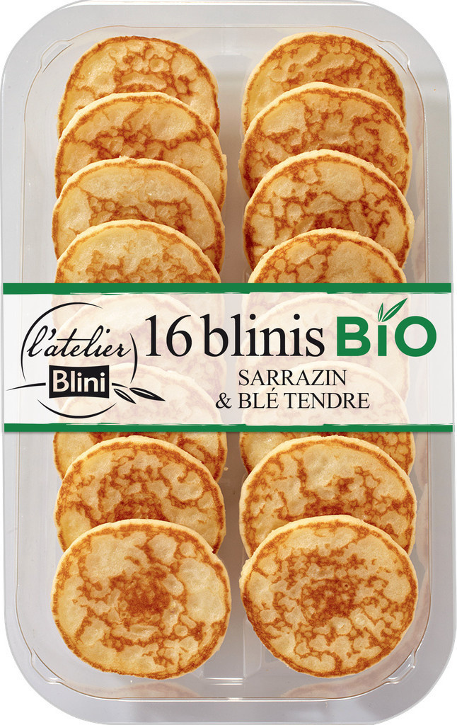 L'atelier Blini , 16 blinis bio