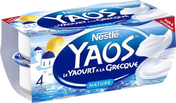 Yaos Yaourt à la Grecque Nature 4 x 150g