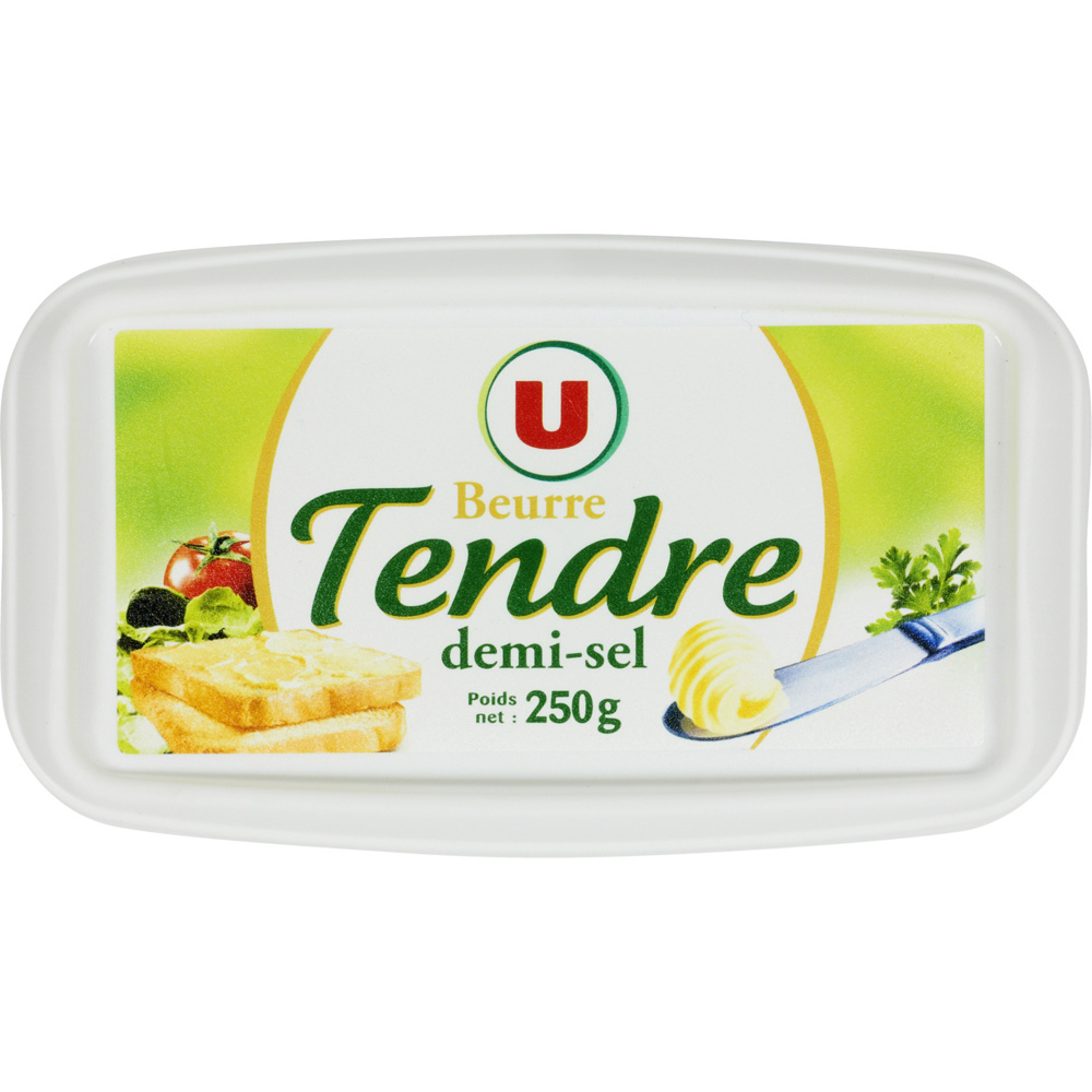 Beurre tendre à tartiner demi-sel U