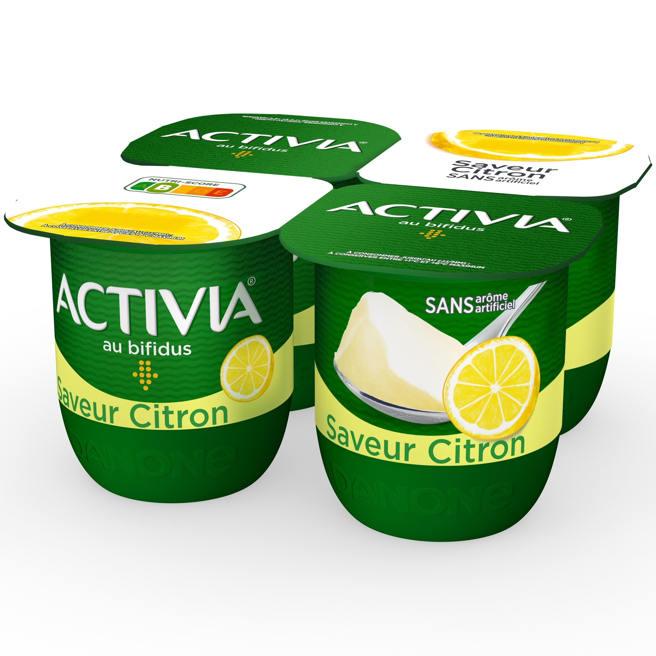 Activia bifidus saveur citron 