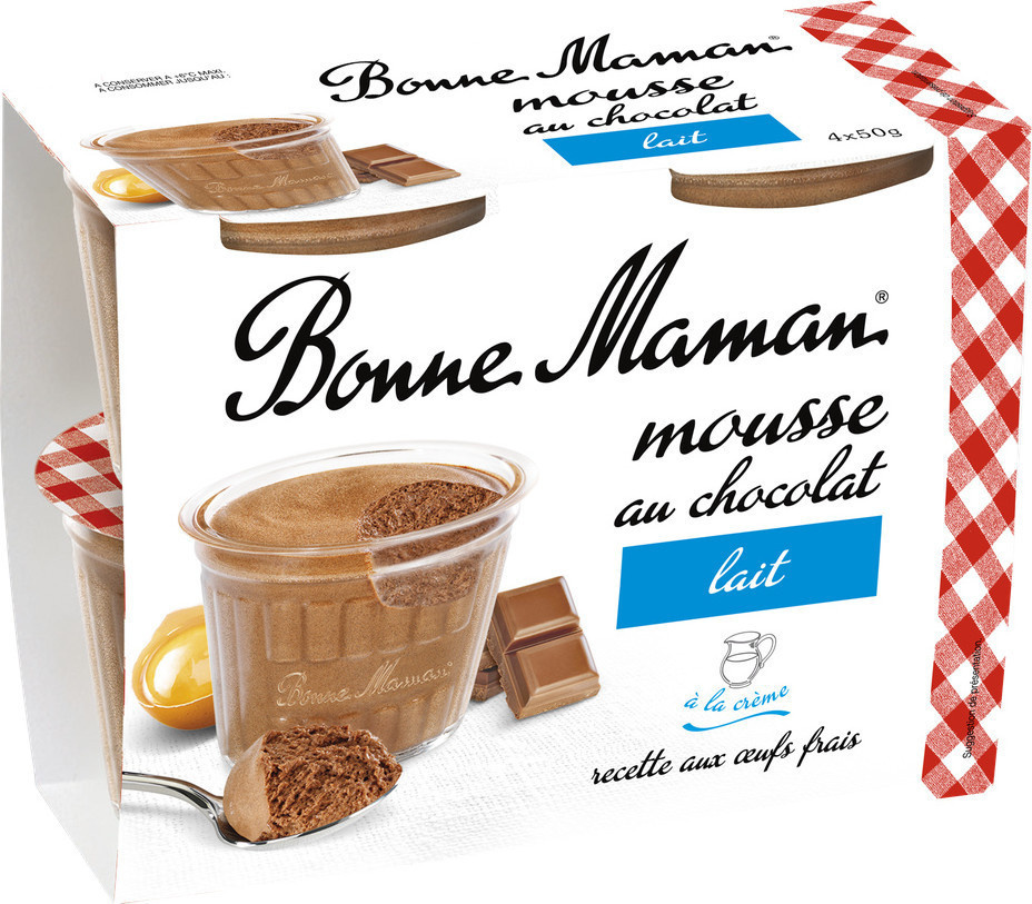 Mousse au chocolat au lait Bonne Maman