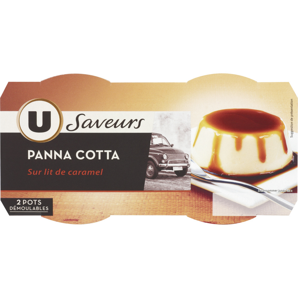 Panna Cotta au caramel U