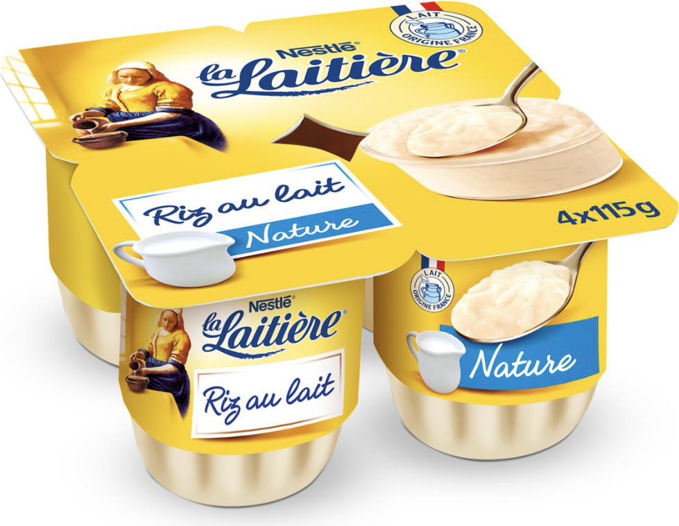 Riz au lait nature La Laitière 