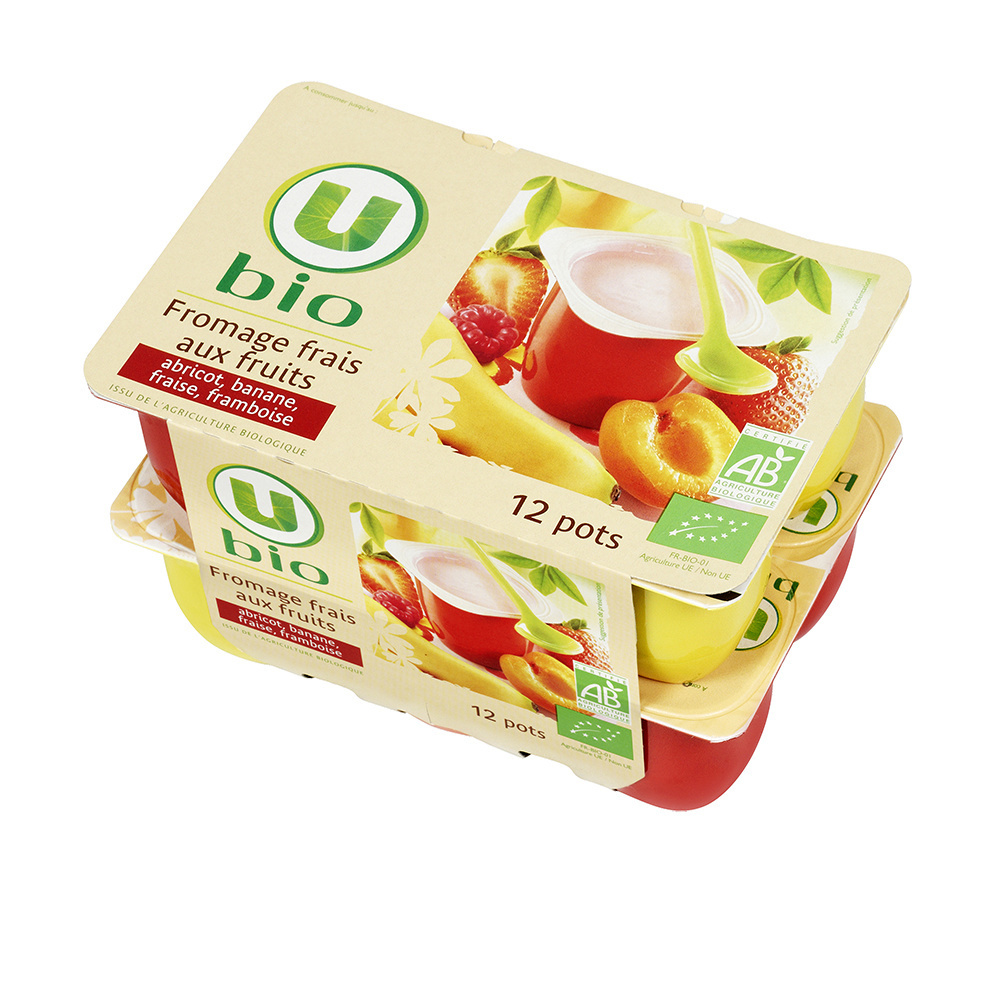 Fromage frais aux fruits bio U