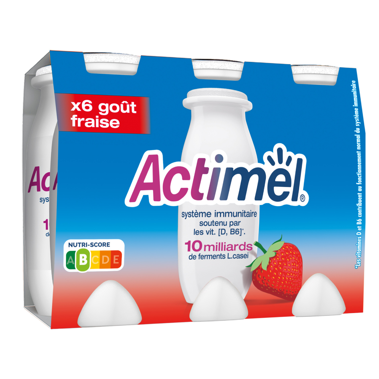 Actimel saveur fraise
