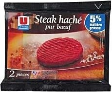 Steak haché, 5% de matières grasse U 