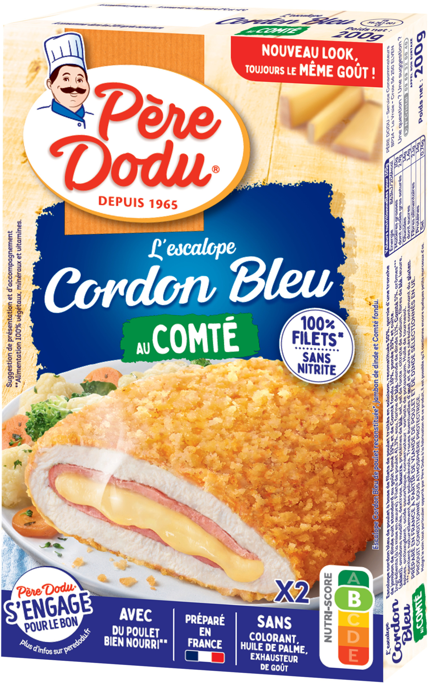 Escalope Cordon Bleu Père dodu au Comté