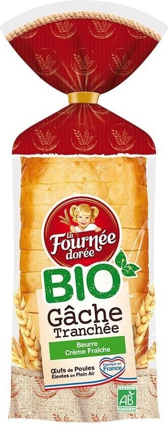 Gâche tranchrée bio Fournée dorée