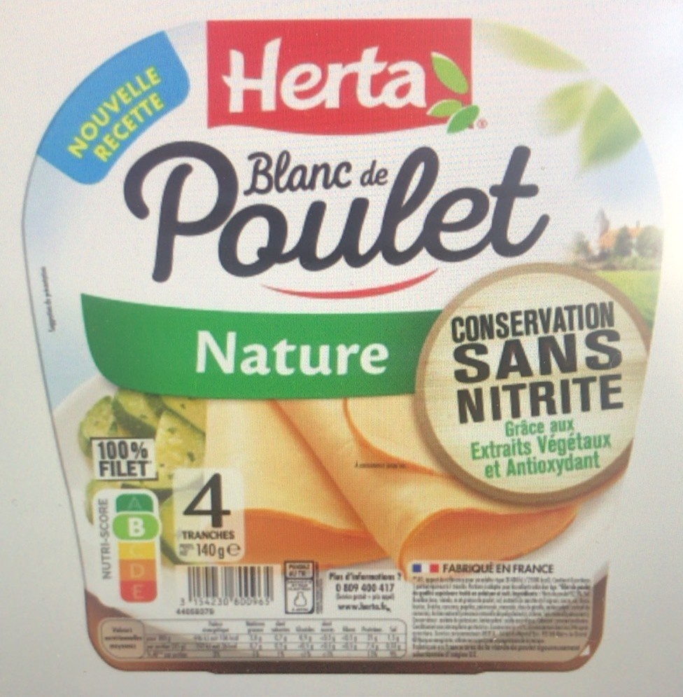 Herta Blanc de poulet nature sans nitrite