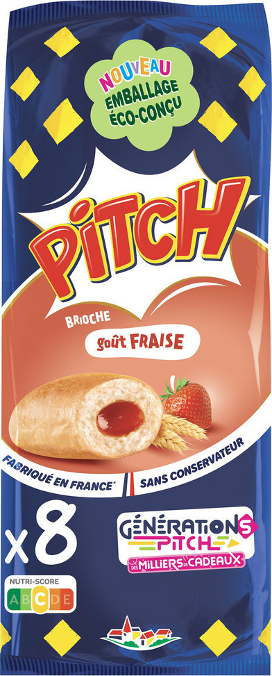 Pitch Brioche goût Fraise